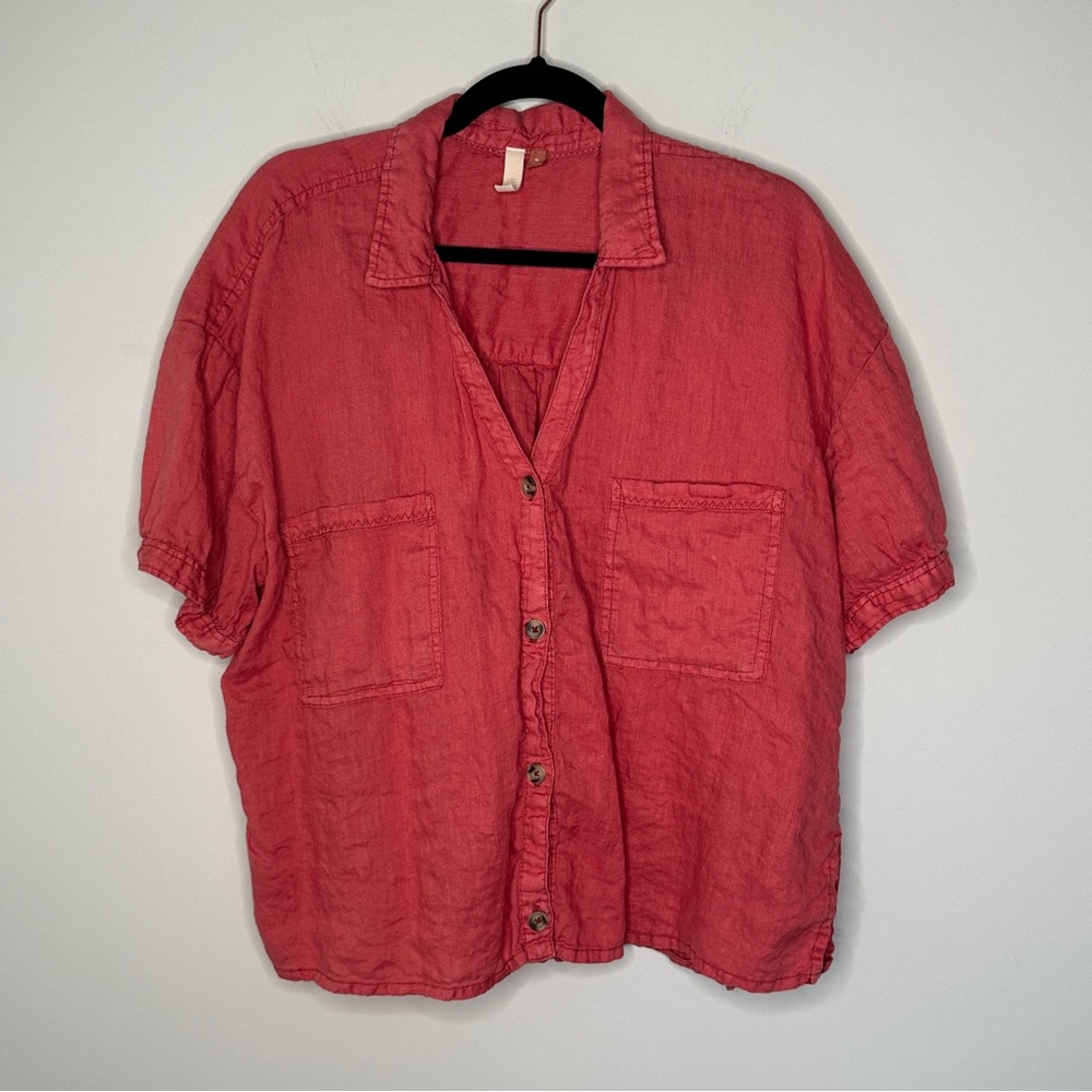 Pilcro Red Blouse